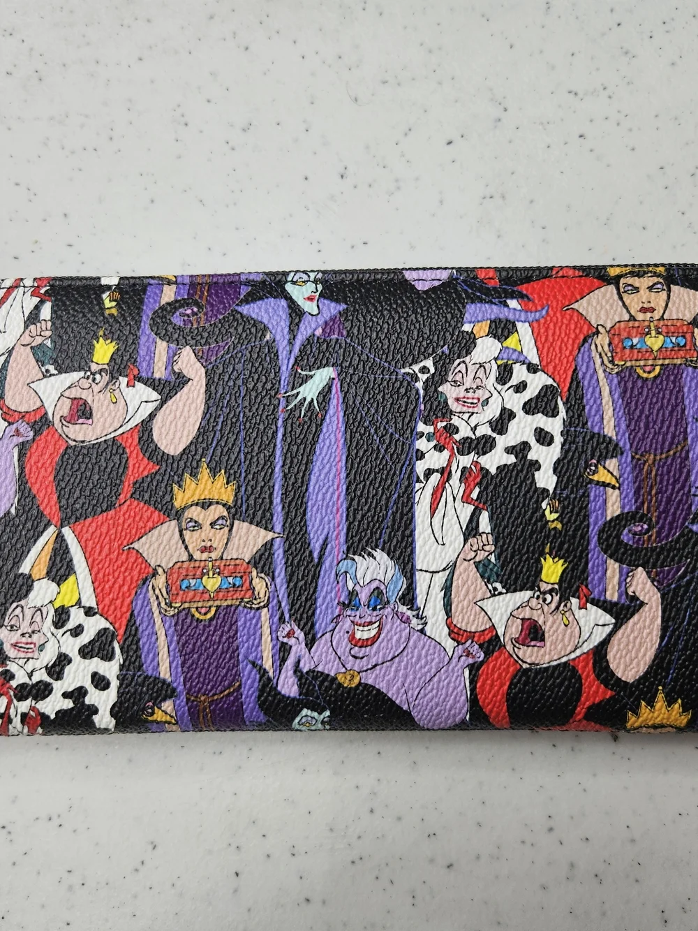 Loungefly Disney Villains Multicolor Zip-Around Wallet, Standard Size